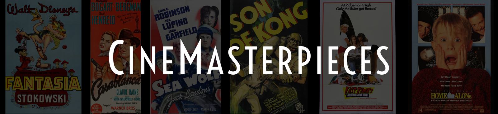 CineMasterpieces poster wall banner